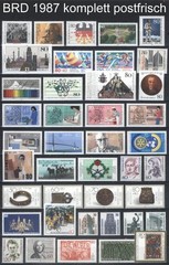 West-Germany / FRG / BRD Complete Yearsets 1980-1989 MNH Stamps, Mi. 1033-1443