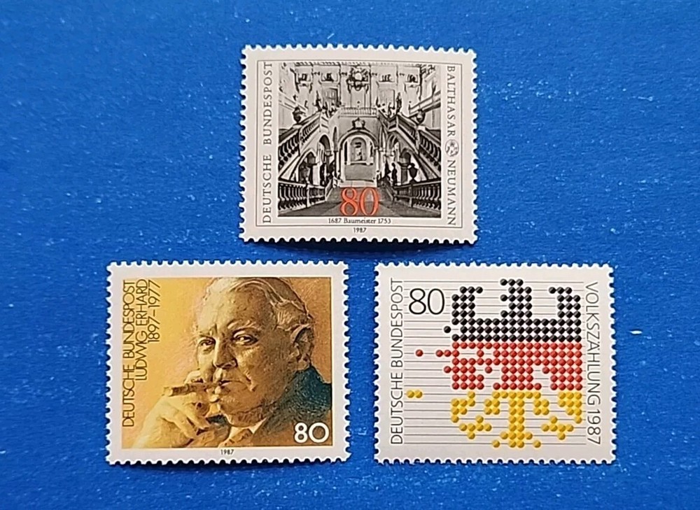Germany Stamps, Scott 1497-1499 Complete Set MNH