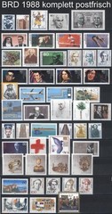 West-Germany / FRG / BRD Complete Yearsets 1980-1989 MNH Stamps, Mi. 1033-1443