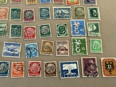 Lot Of 65 Used And Unused German Stamps From The 1920’s And 1930’s