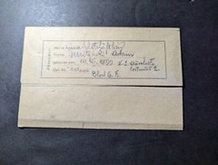 1944 Germany Auschwitz Concentration Camp Cover to Krakau Poland