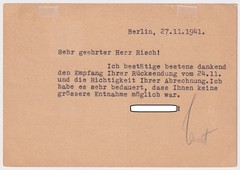 German Empire 1939 Stationery Mi.nr. P 283 + 1 Pf. Berlin – Lörrach 1941 (Mi