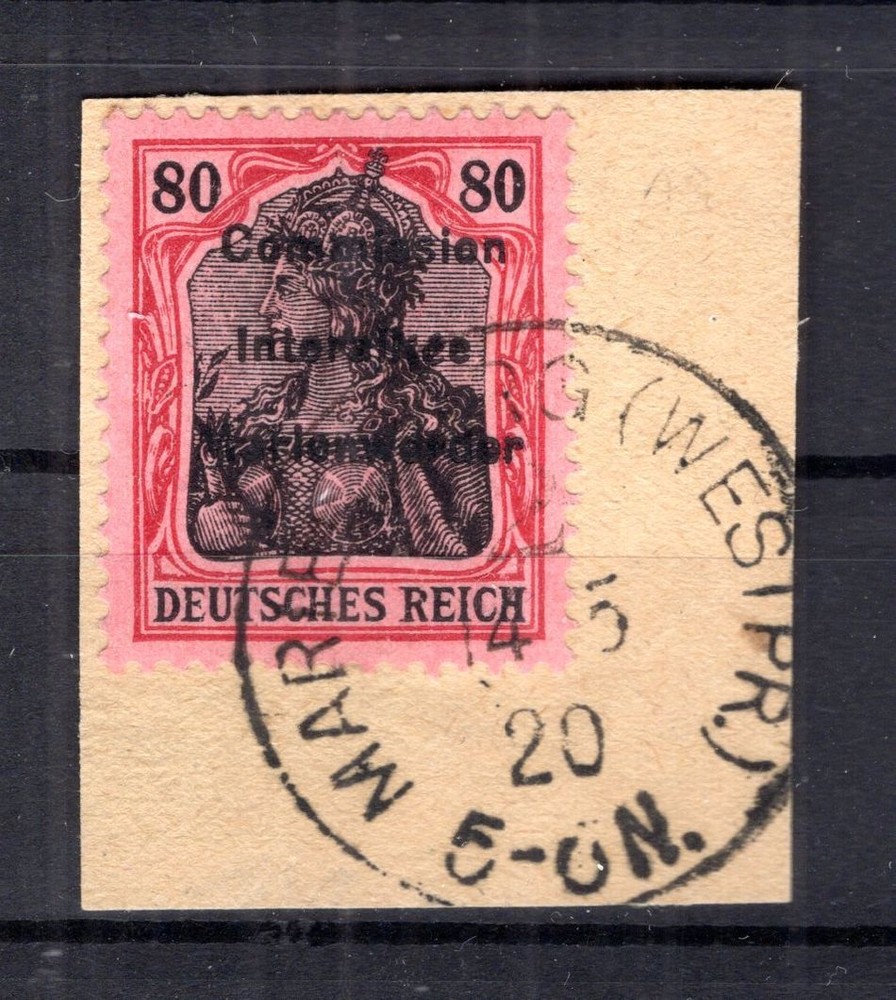 Marienwerder 19 Magnificent on stamped luxury letter piece 150EUR (B1746