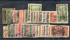UPPER SILESIA, DANZIG, MEMEL, SAAR 1914-1930 109 DIFFERENT F-VF USED $248