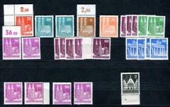 BIZONE 1948 96WA per 6 etc ** MNH often beautiful many good items (G2745