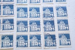 75- Wittenberg Castle 1964/69 1 Deutsche Mark West Germany Used Postage Stamps