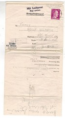 1944 Germany US Soldier POW Camp Letter Cover Stalag 8B to NYC Oskar Heumann Air
