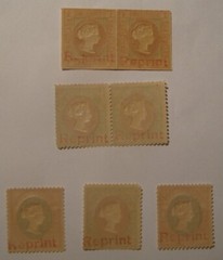 Heligoland.Lot of official reprints.Singles,pairs.MNH.See description.