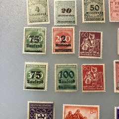 15 (MNH/few MLH) Vintage Deutsches Reich/Germany Stamps; 1933- 1945; $1 Ships.