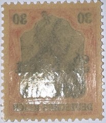 Travelstamps: Germany Offices in Belgium Stamps WWII, 40c OP Mint MOGNH Wmk