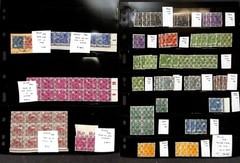 Germany Stamp Collection on 14 Stock Pgs, 1948 #585..633 WWII British Zone (KC)