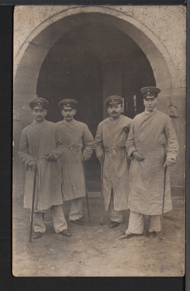 ✔️ GERMANY REICH WWI SOLDIERS EXCELLENT RARE AGED MILITARY POSTCARD