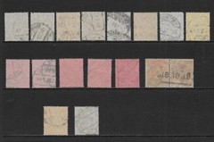 GERMANY VARIOUS USED OFFICIAL ISSUES 1920 – 1923