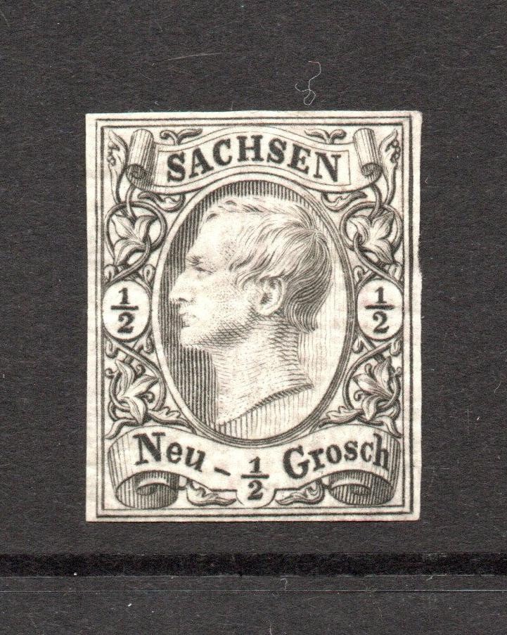 Saxony SC# 9 Mint Higned / Single Rem / Nice Gum – S61054