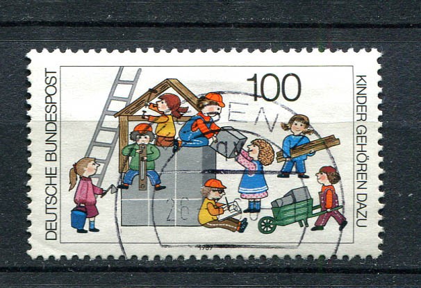 Germany – BRD : Child Welfare stamp from 1989 – used