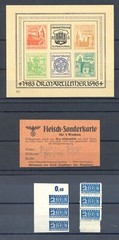 GERMANY-32 ST + 1 BL BACK OF BOOK- -POSTER STAMPS– REVENUES ETC.. -F/VF