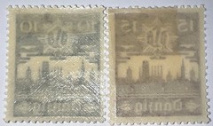 Travelstamps: 1937 Germany Danzig Stamps Mi.No. 267-268, Mint, Og, Hinged, WW2