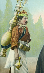Germany postcards 1910, Constantinople, Water seller, unused