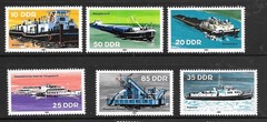 EAST GERMANY DDR SC#2221-6 1981 BOATS SHIPS MNH XF OLD COMMEMORATIVE STAMP SET