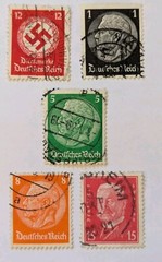 1932-38-44 Germany Austria (1938-45) Postage Stamps USED Swastika Von Hindenburg