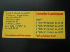 GERMANY scarce mint MNH test stamp booklet!