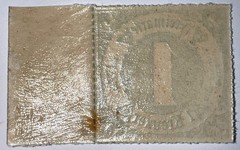 TRAVELSTAMPS: 1859 THURN AND TAXIS, 1 KREUZER, MINT ORIGINAL GUM NH