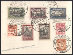 Danzig 1932 Poland Germany Graf Zeppelin LUPOSTA Registered Mi261 Cover S 113369