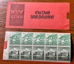 WWII Nazi German Third Reich NSDAP WHW Winterhilfswerk Stamp Booklet MNH 1935
