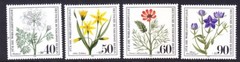 Germany Berlin 9NB171-74 MNH 1980 Wildflowers Full set of 4 Very Fine