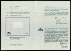 GERMANY FOLDER BDPH 1980 AVIATION – AIRPLANE – ONLY FOR MEMBERS !!!