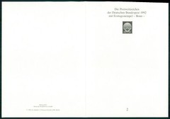 GERMANY FOLDER 1992/02 2000 JAHRE KOBLENZ MiNr. 1583 y