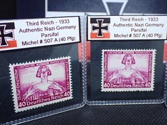 Nazi Germany 1933 Wagner Parsifal Stamp 40 Pfg 507A MH pre-WW2 Third Reich