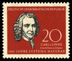 EBS East Germany DDR 1958 – Darwin & Linnaeus – Michel 631-632 – MNH**