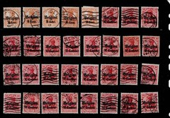 Bulk lot 150+ Stamps 1914-1918 WWI Belgium Belgien Germany Overprints #2848
