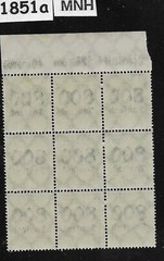 MNH stamp block Overprint 800K over PF10 Scott #262 German Republic 1923 #1851a