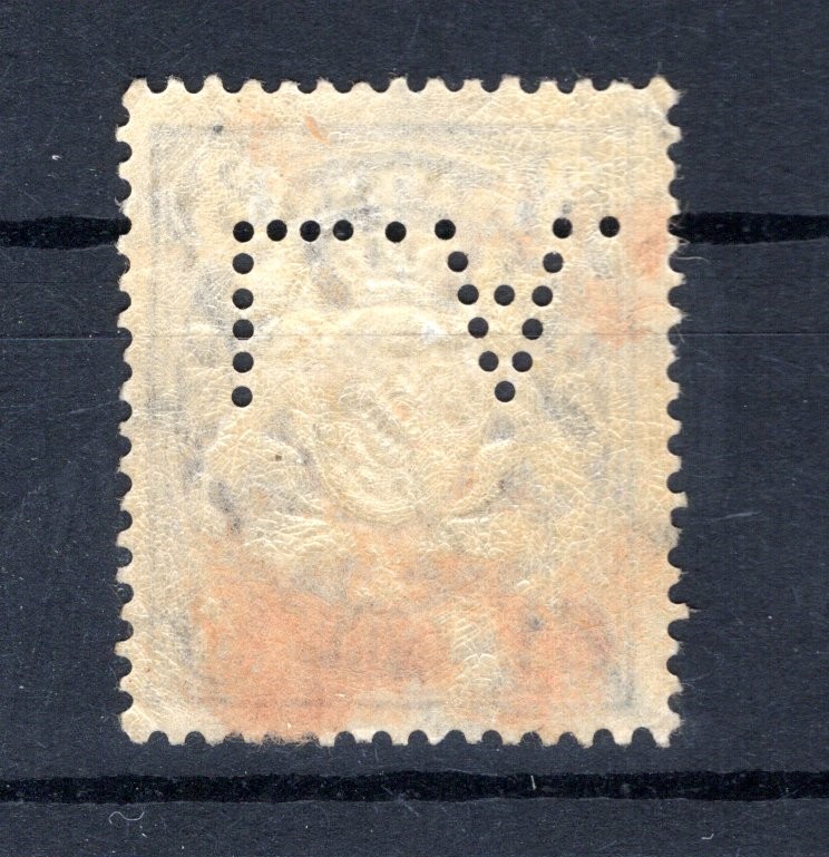 Bayern Firmengrundlochung PERFIN LA (GA0960) Used Authentic Stamp