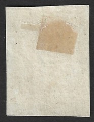 Germany HAMBURG Boten W. Krantz 1863 1/2pf local post stamp imperf #6