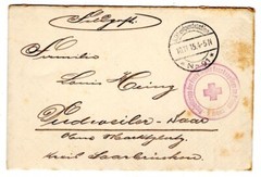Dr-Germany 1914 Vignette For Red Cross Collection Come Closure (CA7877