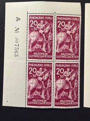 Germany Rhine Palatinate # 6NB1-2 MNH 2024 Scott Catalogue Value $ 15.00
