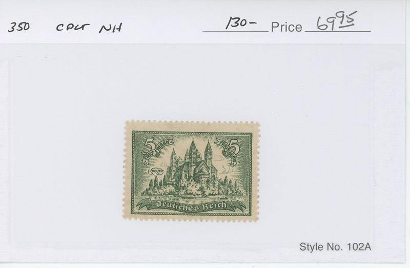 GERMANY SCOTT 350 MNH CATHEDRAL STAMPS CATALOG $130.00 (LOT 2588)