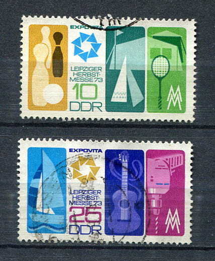 Germany – DDR : Leipzig Fair set from 1973 – used