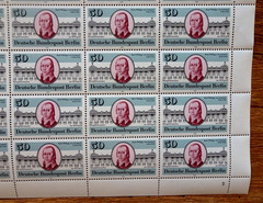 Berlin No. 639 mint luxury sheet MNH 1981 Karl Philipp von Gontard