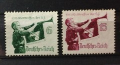 Germany Third Reich 1935 Hitler Jugend Mi# 584-585 MNH