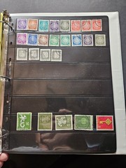 1800-1900 Germany & Colonies Stamp Collection Album Mixed Used & Mint Blocks