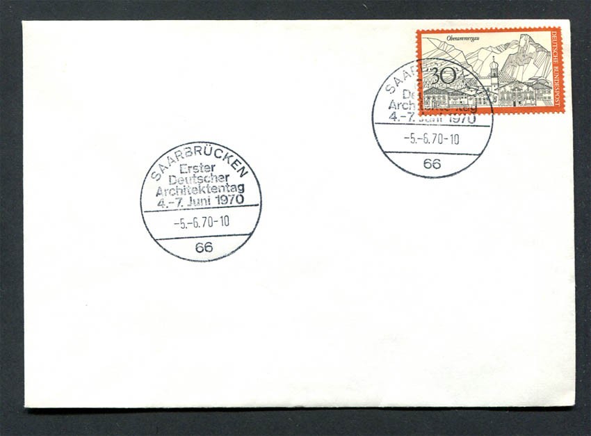 Germany – BRD : Cover with fancy cancels (5.6.1970) – Saarbrücken – used