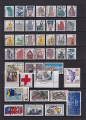 West Germany, Unified Stamps Used inc 1954 – 59 Almost complete. Cat approx £750