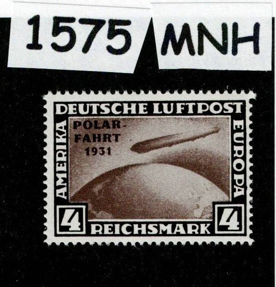MNH Stamp Private reprint copy C42 1931 Polar Germany Zeppelin Air ship #1575