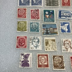 30 USED/Cancel mixed West Germany Deutsche Bundespost 1950-1990 Stamps. $1Ships.