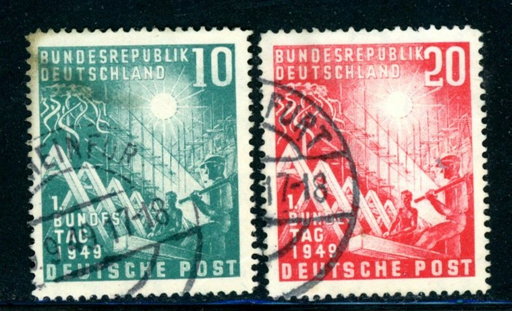 Germany Scott # 665, 666 – Used – CV=$36.00