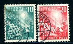 Germany Scott # 665, 666 – Used – CV=$36.00